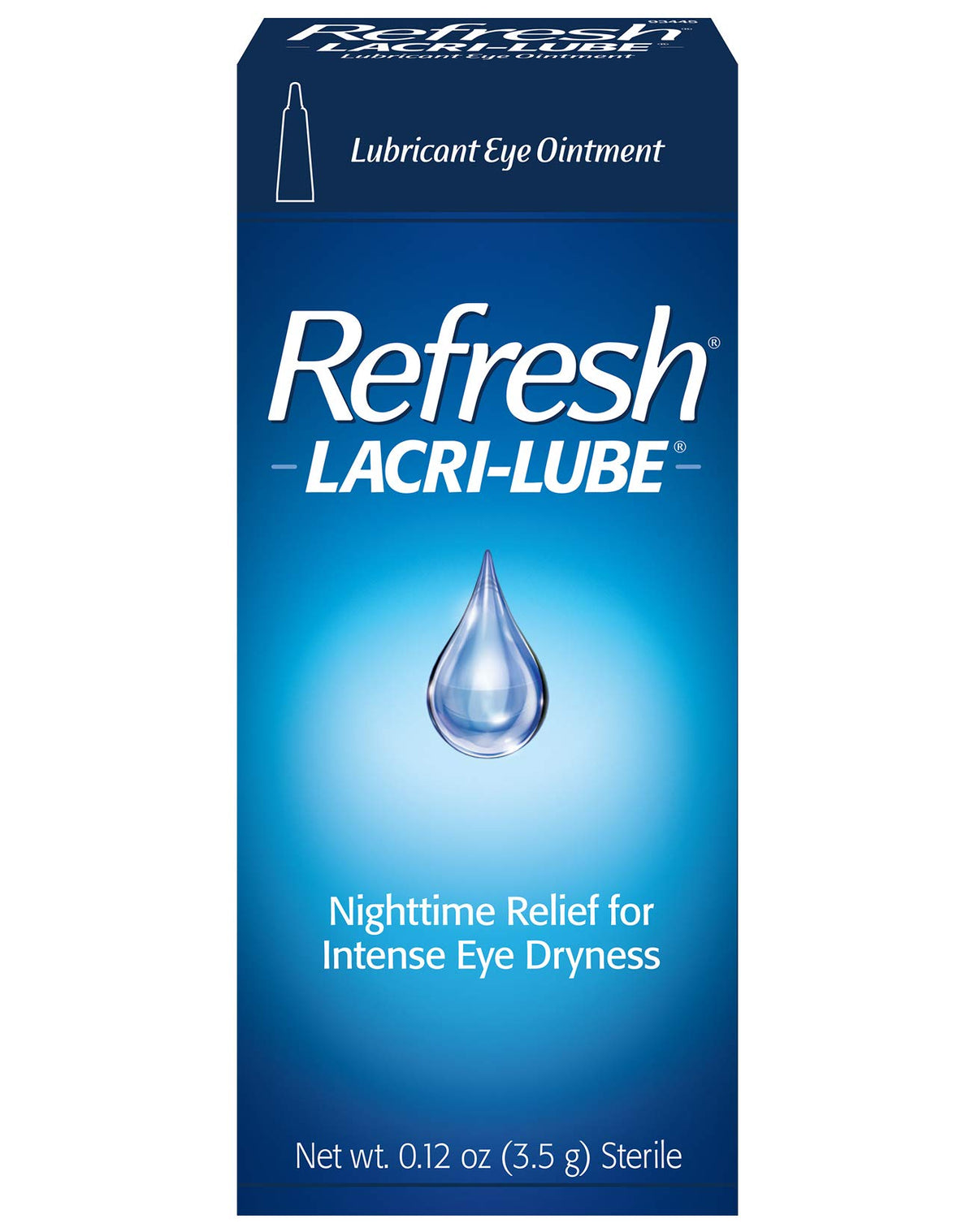 Refresh Lacri-Lube ointment tube ready for easy nighttime use