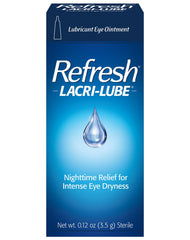 Refresh Lacri-Lube ointment tube ready for easy nighttime use