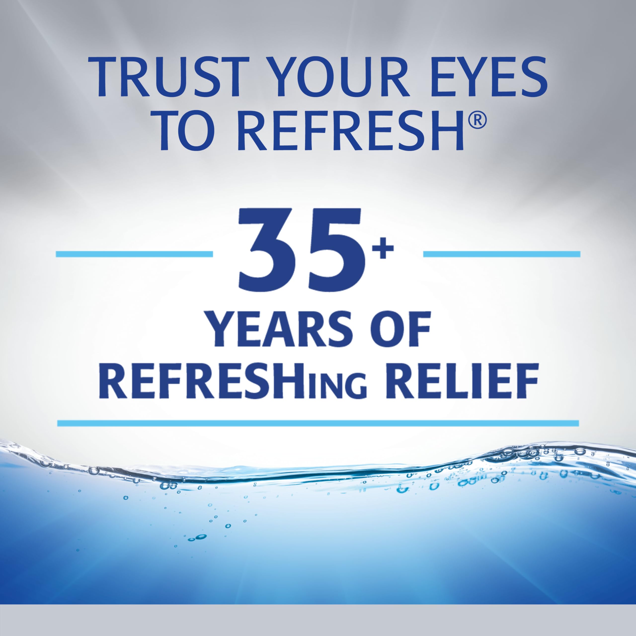 Refresh Optive Advanced packaging shows two sterile bottles for reliable at-home relief