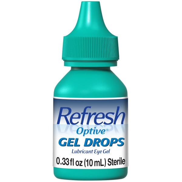 Refresh Optive Gel Drops gel-like texture signaling extended relief.