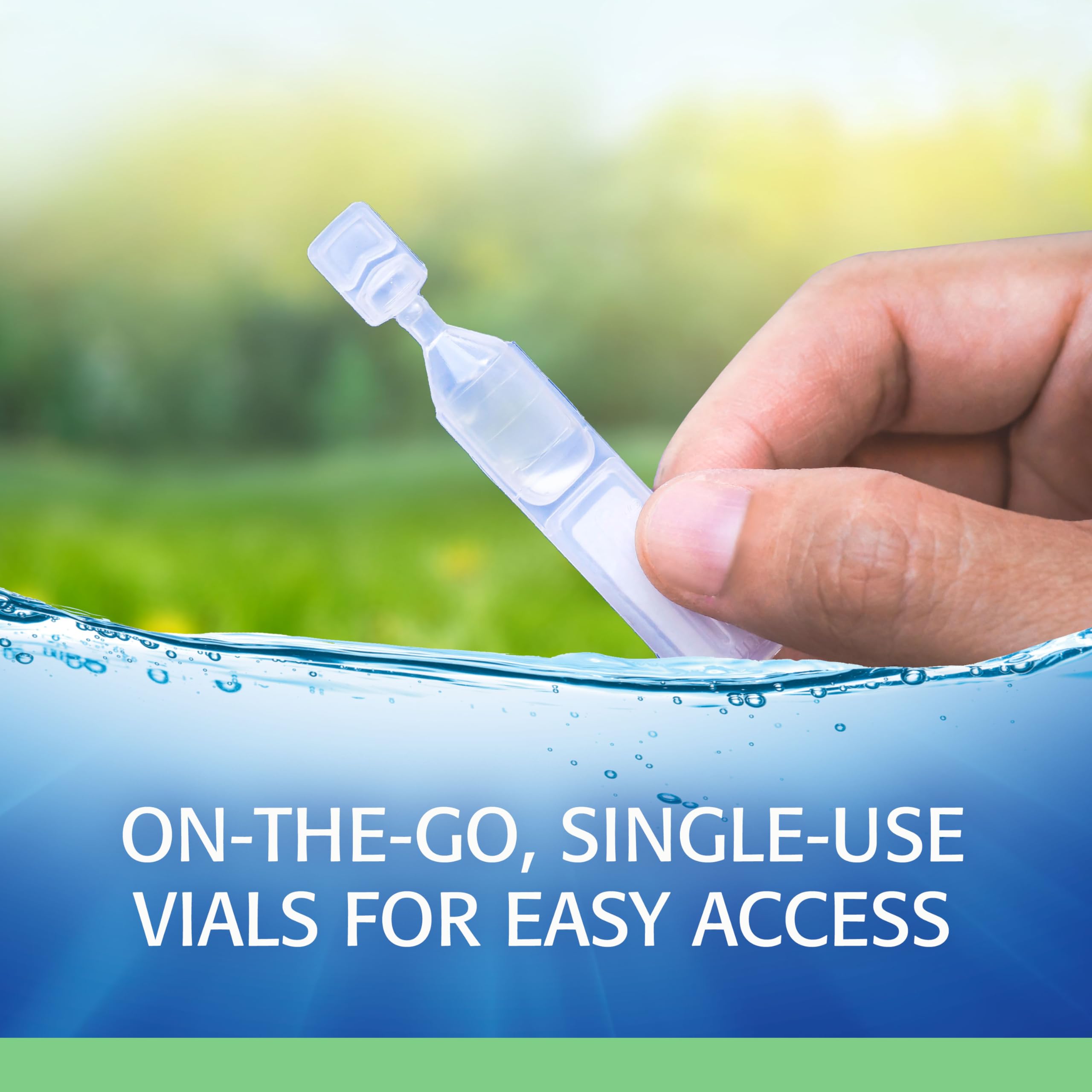 Refresh Plus after-LASIK use, preservative-free formula for post-surgery comfort.