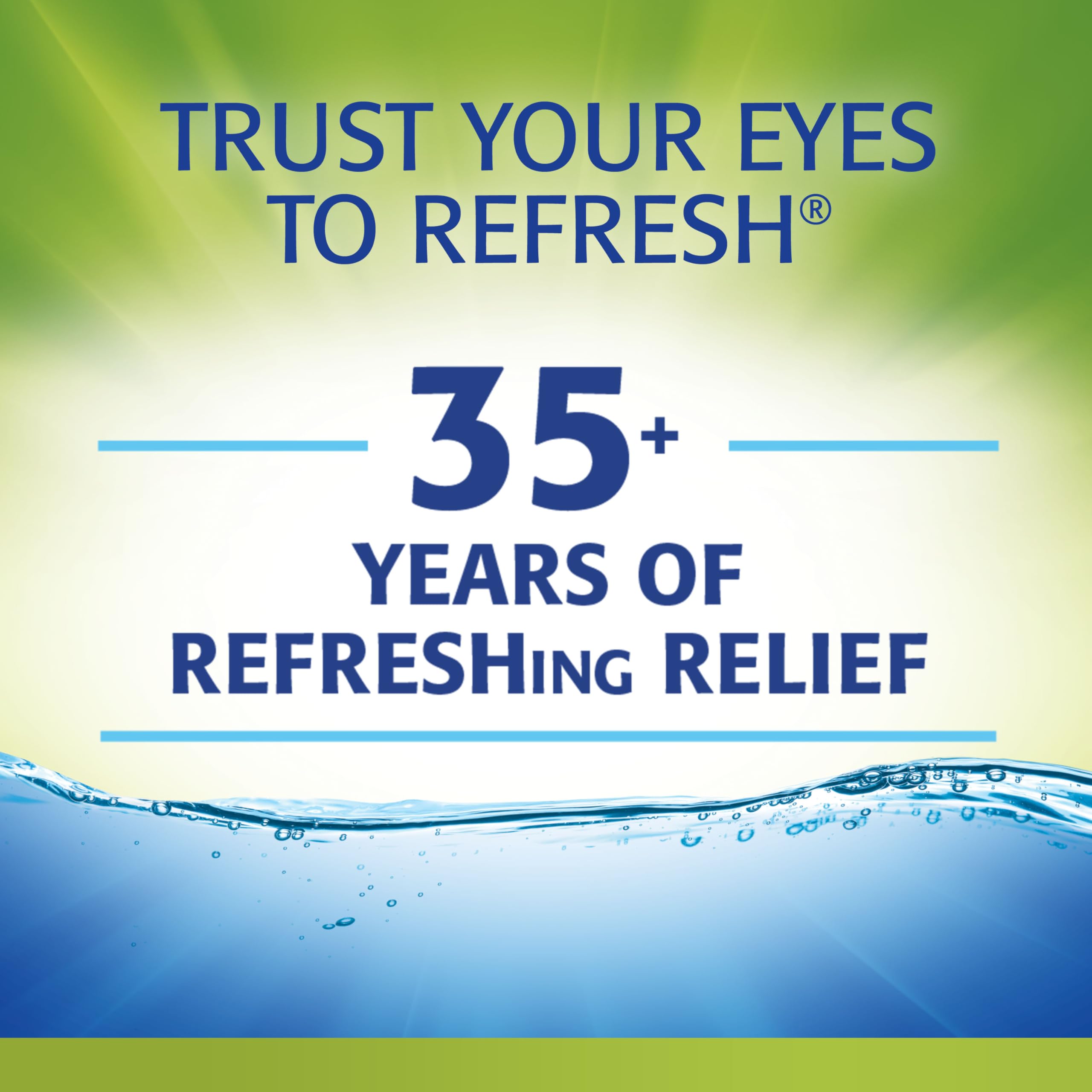 Refresh Relieva used with contacts in place for comfortable wear