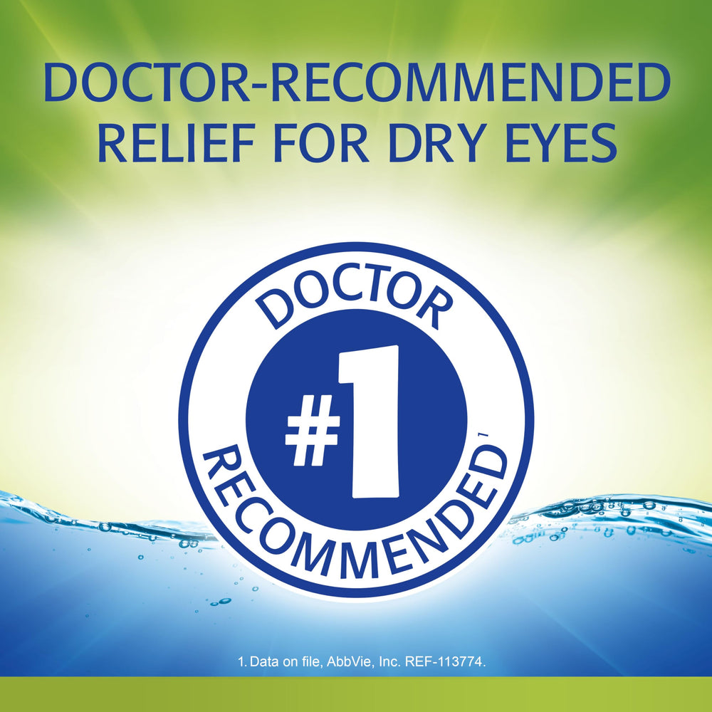 Refresh Relieva dropper tip close-up for easy application