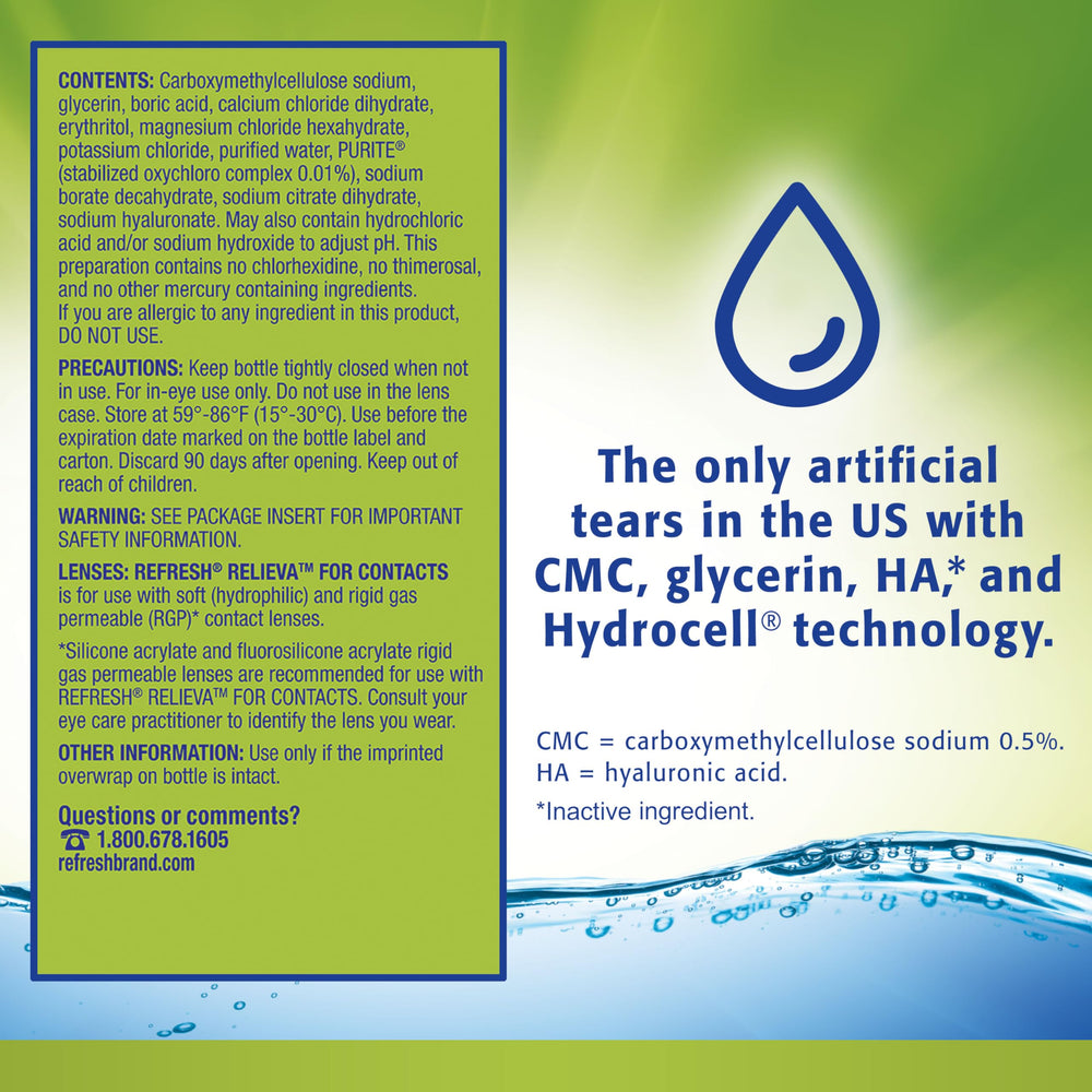 Refresh Relieva HydroCell technology aids eye hydration