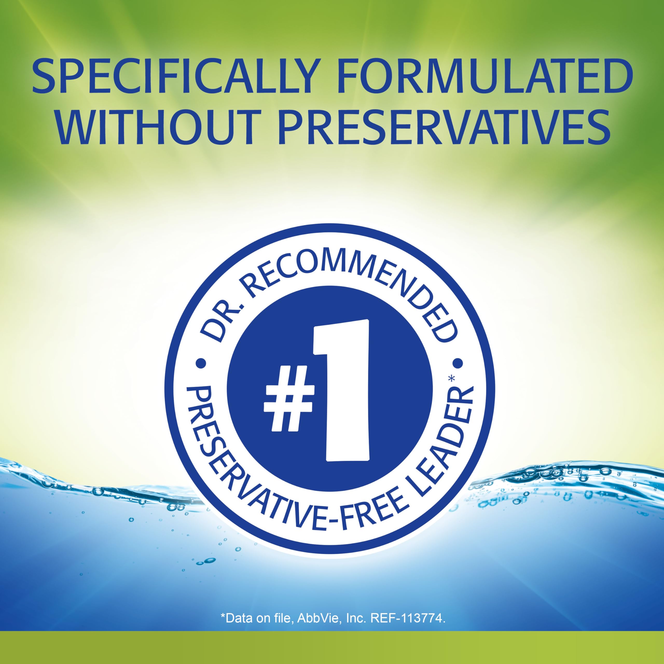 Single-use vials of Refresh Relieva PF for convenient, preservative-free lubrication