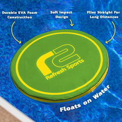 Refresh Sports soft flying disc in a family backyard for inclusive play.