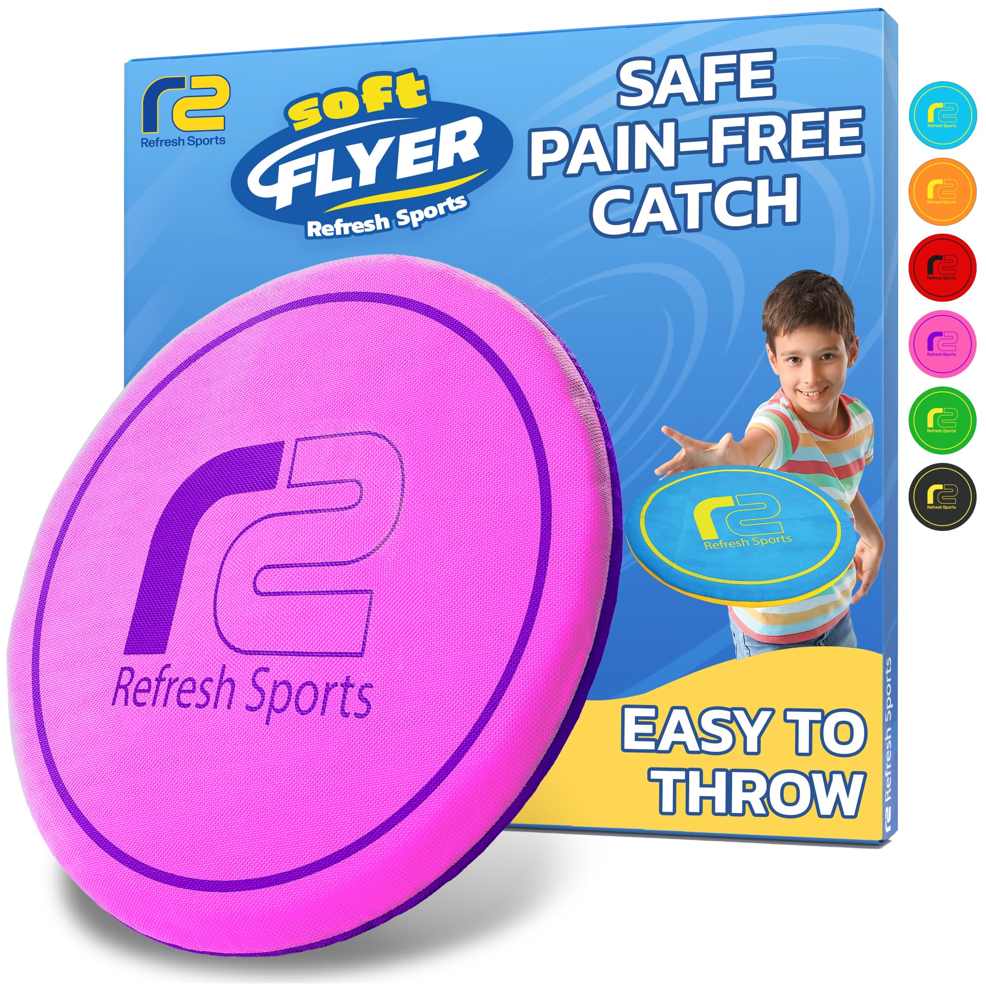 Refresh Sports soft flying disc kid-1, gentle on small hands for outdoor play