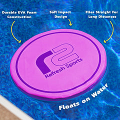 Refresh Sports soft flying disc kid-4, safe indoor/outdoor toy for family time