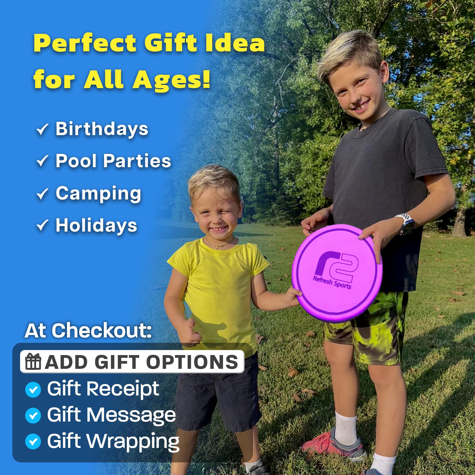 Refresh Sports soft flying disc kid-5, durable foam built for years of play