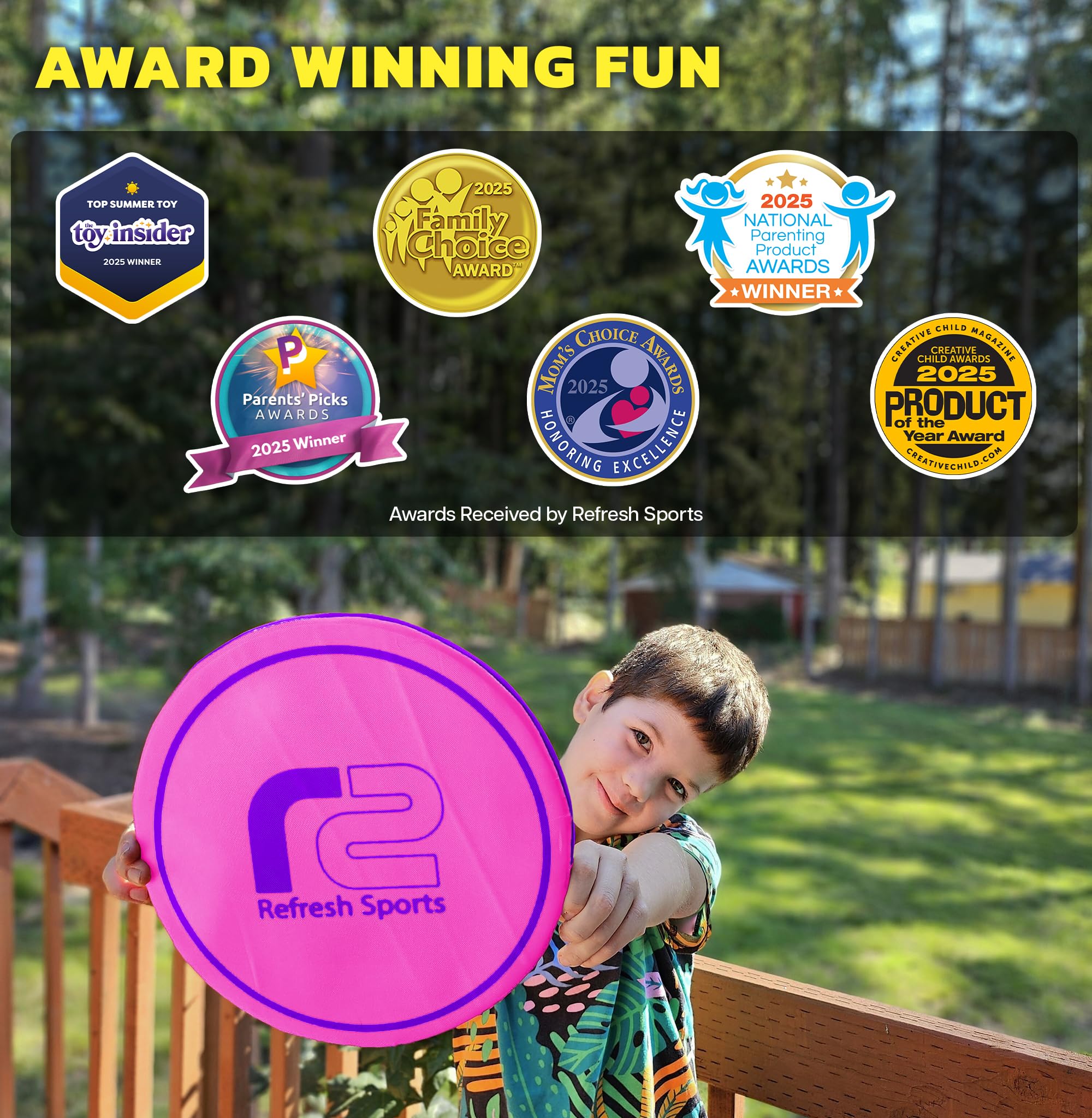 Refresh Sports soft flying disc kid-7, easy to throw and catch at the park