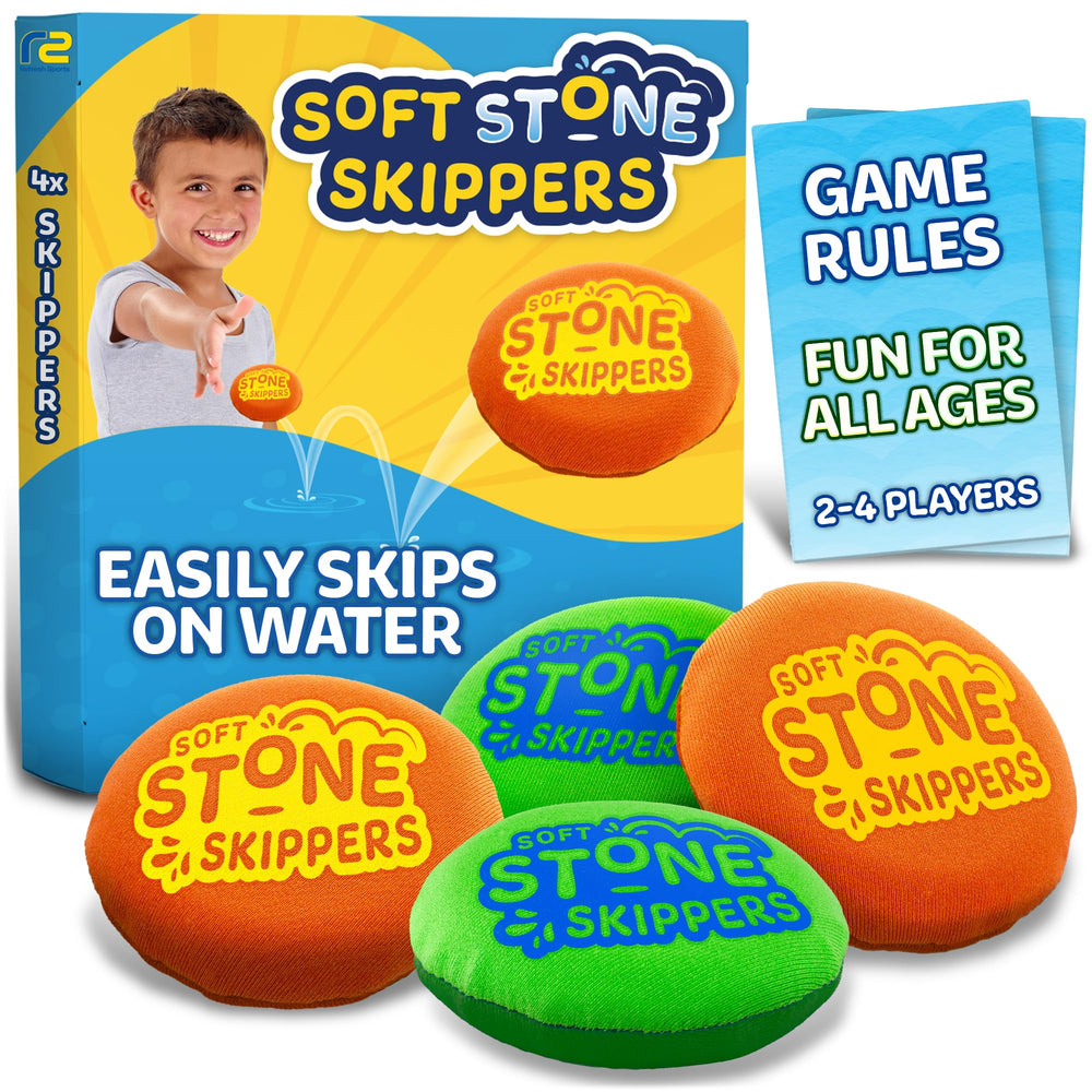 Refresh Sports Soft Stone Skippers discs glide safely in pool