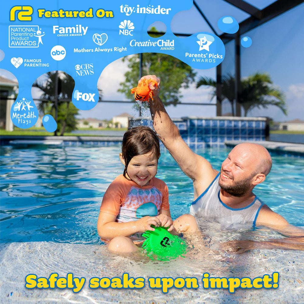 Refresh Sports water flying disc with soft silicone shell for safe play.