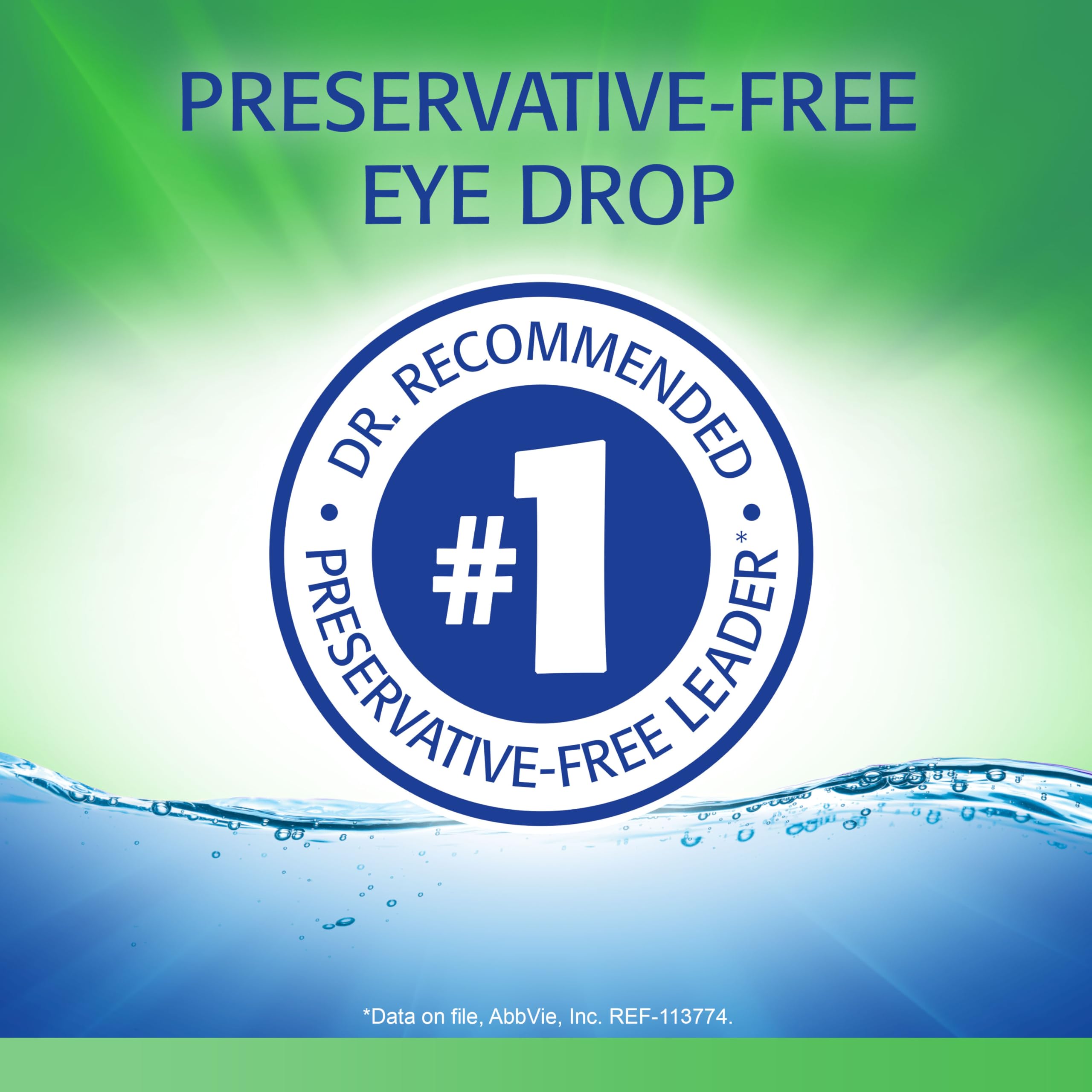 Multidose bottle with double lockout delivers sterile, consistent drops.