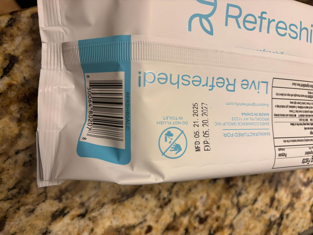 REFRESHIFY surface-cleaning wipe is ideal for quick home or office tidying.