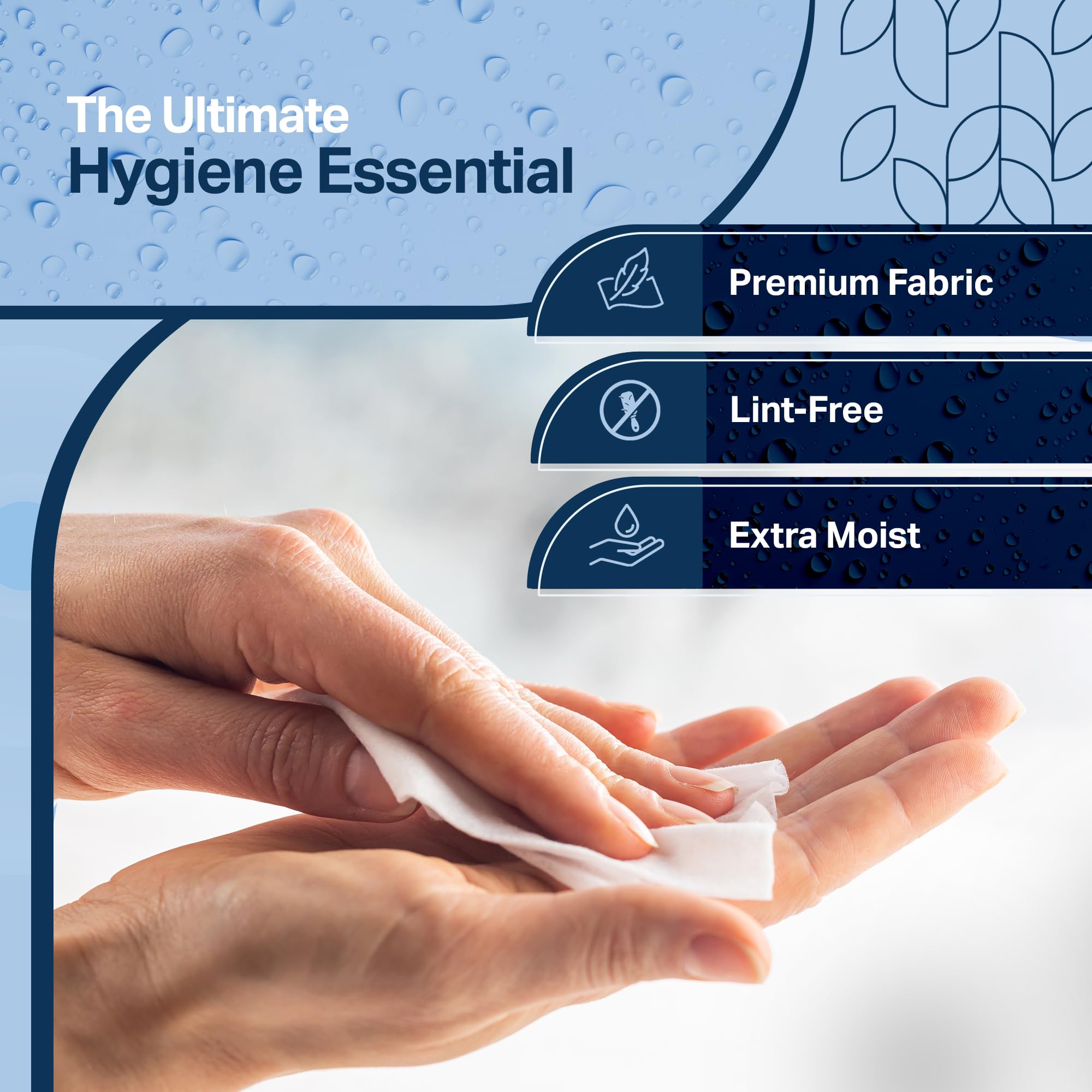REFRESHIFY unscented hypoallergenic pack offers gentle use for sensitive skin.
