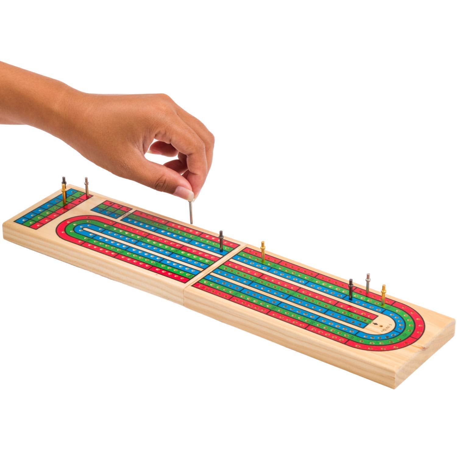 Regal Games Cribbage 2-4 players: versatile setup for family and friends.
