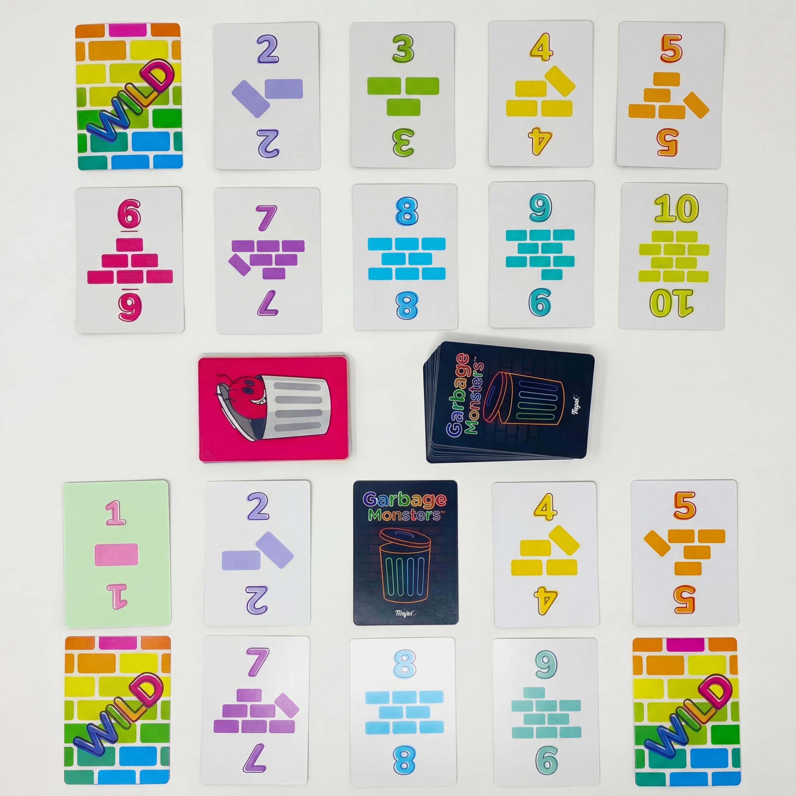 Regal Games Garbage Monsters travel-friendly pack fits in bags for on-the-go play.