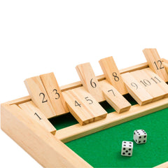 Regal Games Shut The Box folding case for on-the-go play