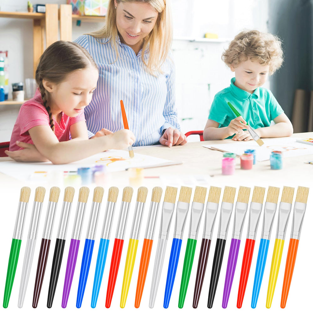 REGUICORP 20-pc set packaging keeps brushes organized after use.