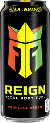 REIGN Tropical Storm serving demonstrates convenient ready-to-drink option for workouts.