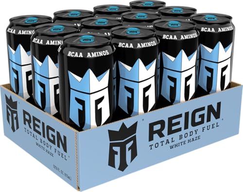 REIGN White Haze label closeup highlighting bold branding and citrus aroma