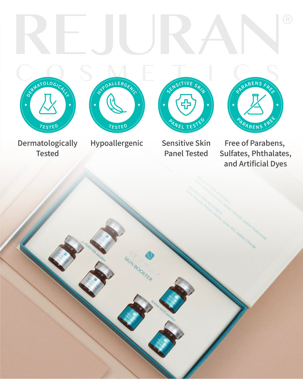 REJURAN Nutritive Cream packaging box reflecting Korean skincare heritage