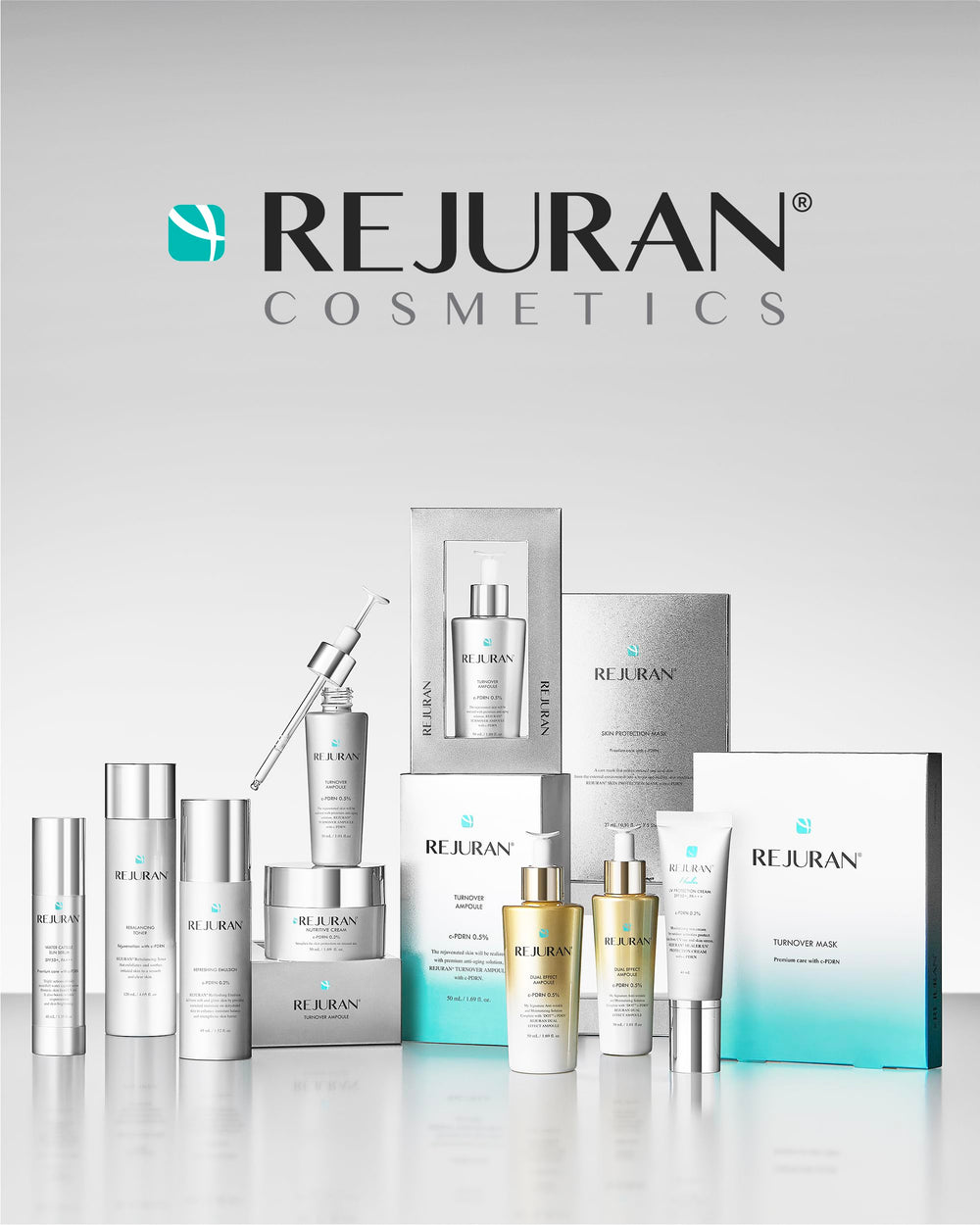 REJURAN Korean skincare ethics label close-up reinforcing cruelty-free and clean formula