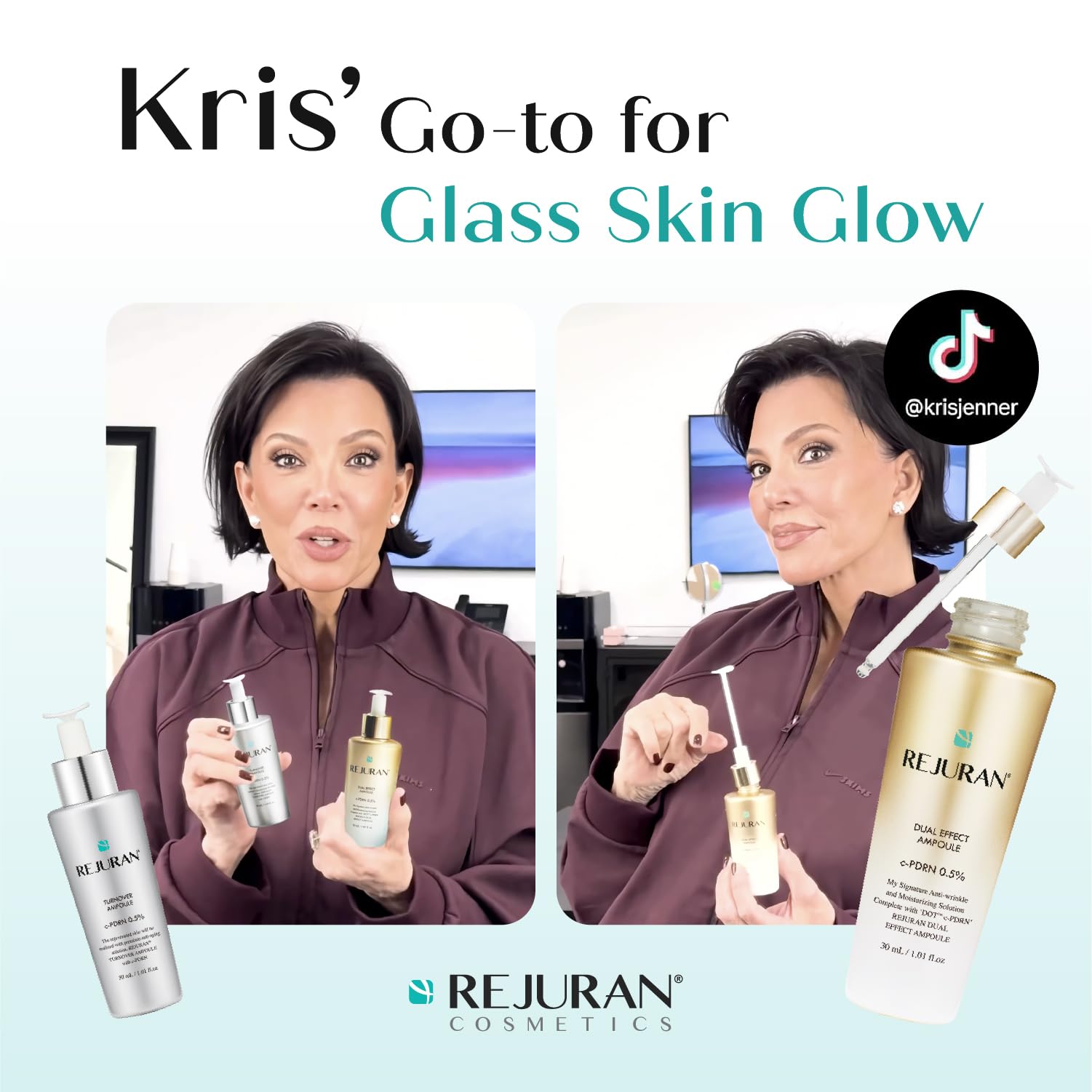 REJURAN Turnover Ampoule contains adenosine to support elasticity and a firmer look.
