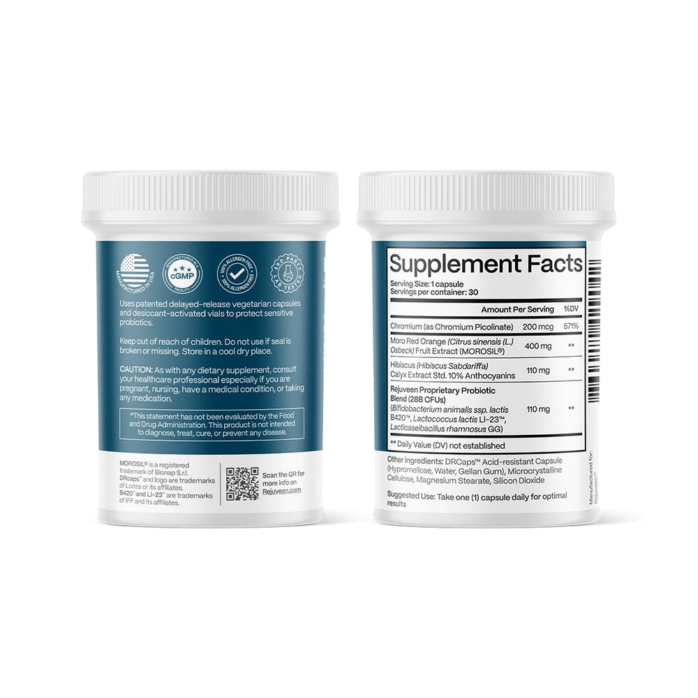 Rejuveen Provitalean Metabolism Fuel for women over 30 supports steady daily energy.