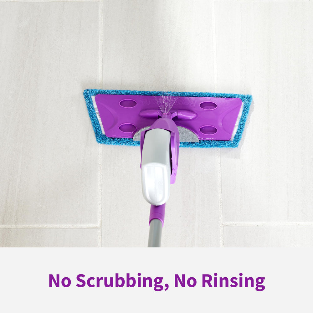 Rejuvenate Bio-Enzymatic Scrub on shower enclosure surfaces