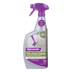 Rejuvenate Bio-Enzymatic Scrub bottle pour for easy tile grout application