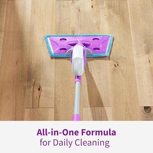 Rejuvenate All Floors Cleaner dirt-elimination action shows quick grime breakdown