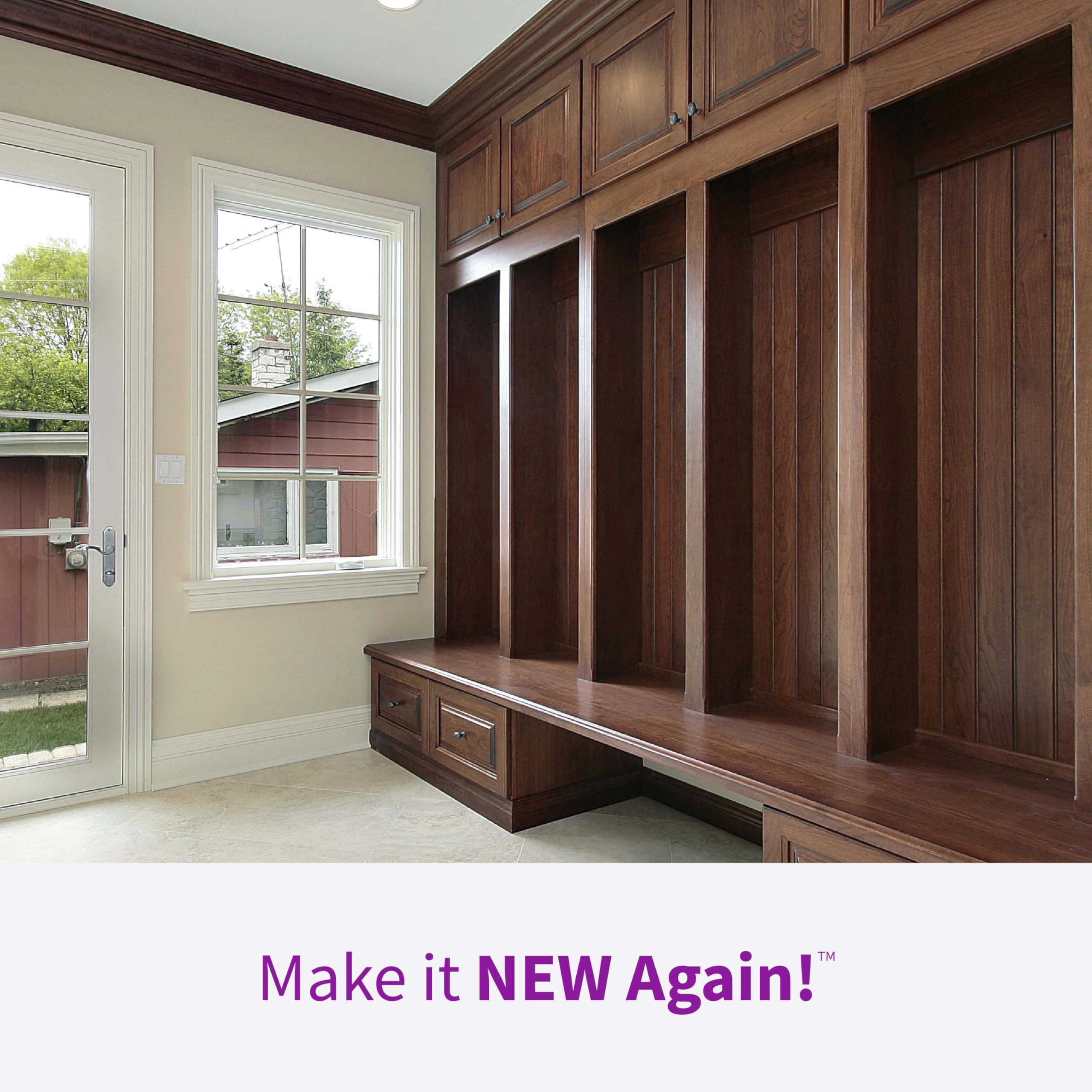 Rejuvenate Exact Match espresso color marker for rich wood tones.