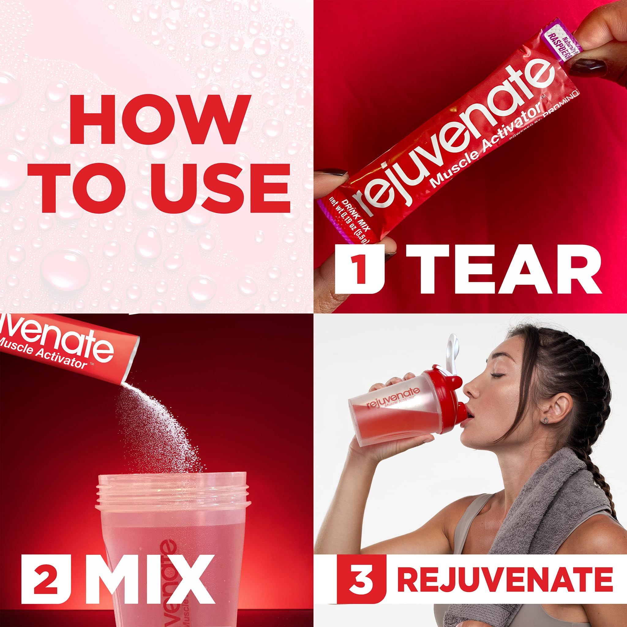 Rejuvenate Perfect Amino on-the-go option supports consistent recovery.
