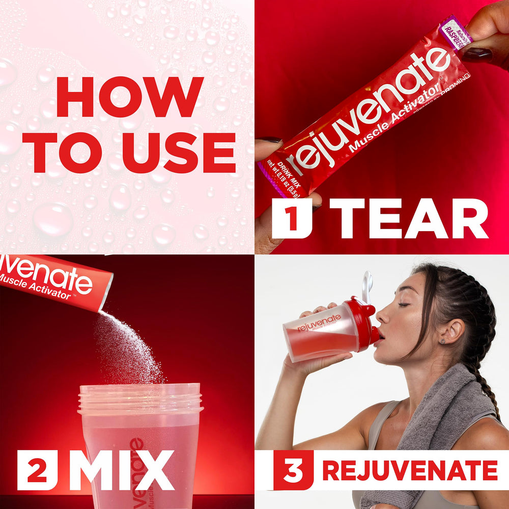 Rejuvenate Perfect Amino on-the-go option supports consistent recovery.