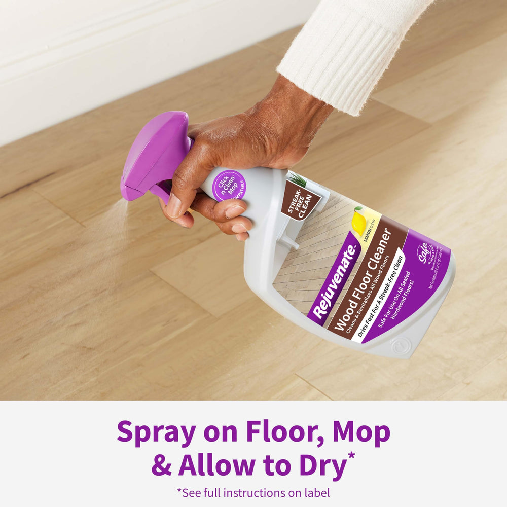 Rejuvenate Wood Floor Cleaner suitable for daily floor care routines