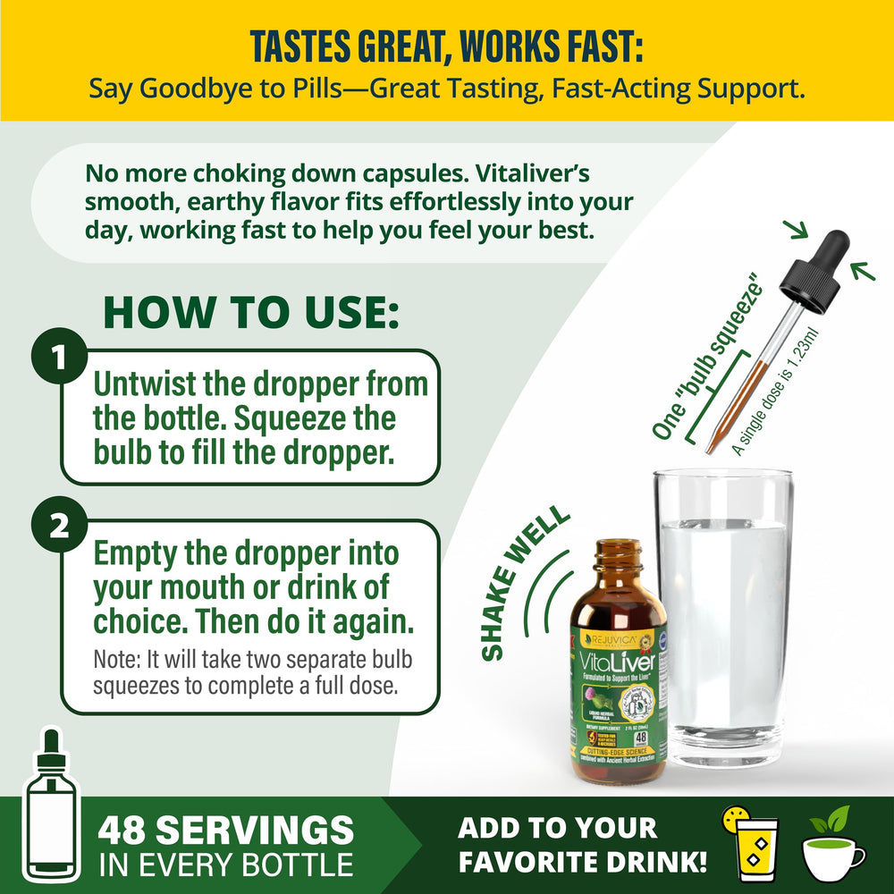 Milk thistle highlights a key VitaLiver liver-support ingredient.