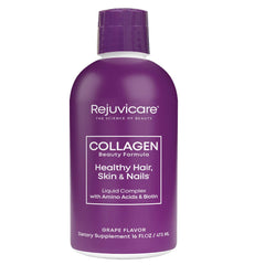 Rejuvicare Liquid Collagen bottle for skin and nails support