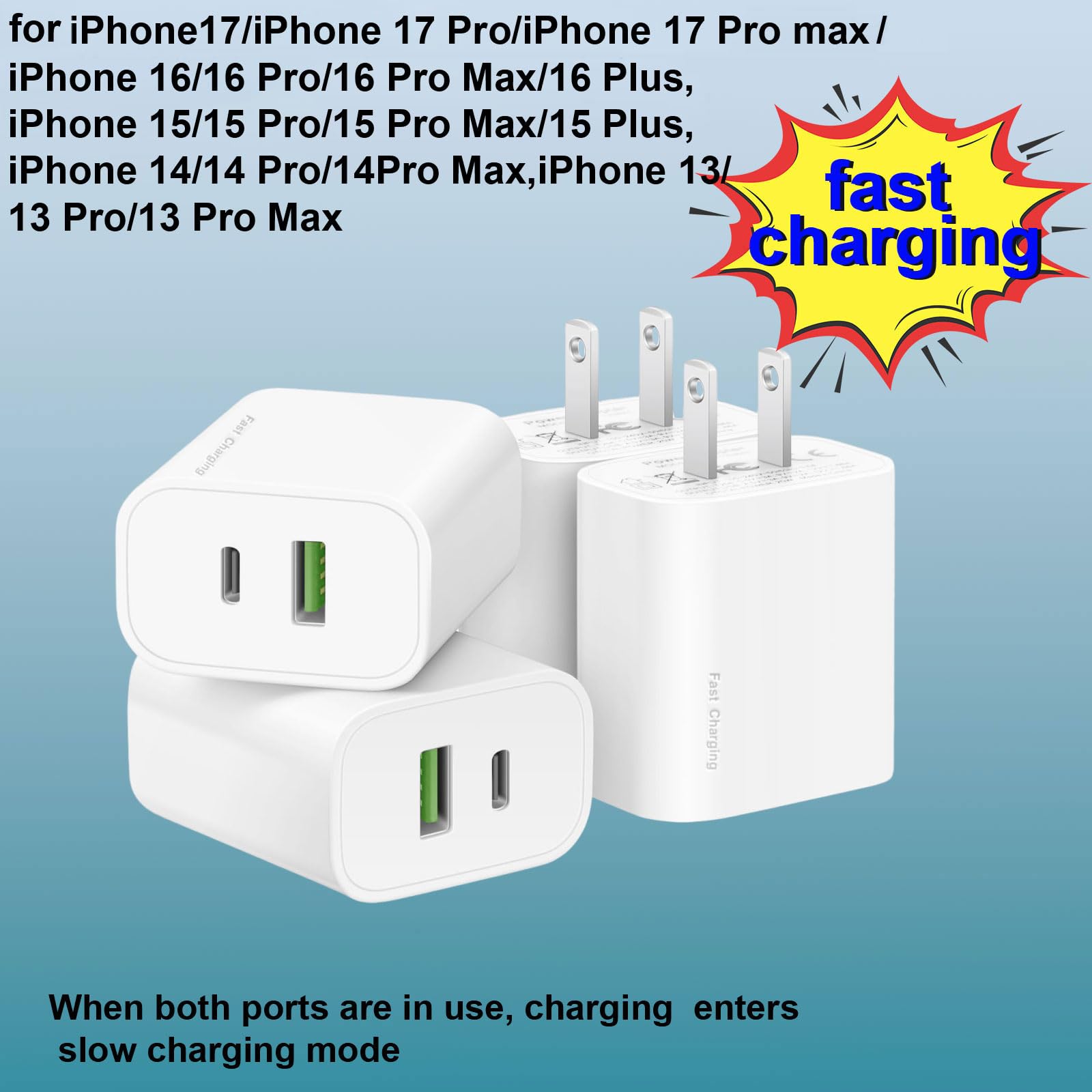 REKNA 20W fast charging dual-port in action speeds up recharging
