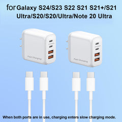 REKNA 40W USB-C Wall Charger back panel showing safety features for reliable use