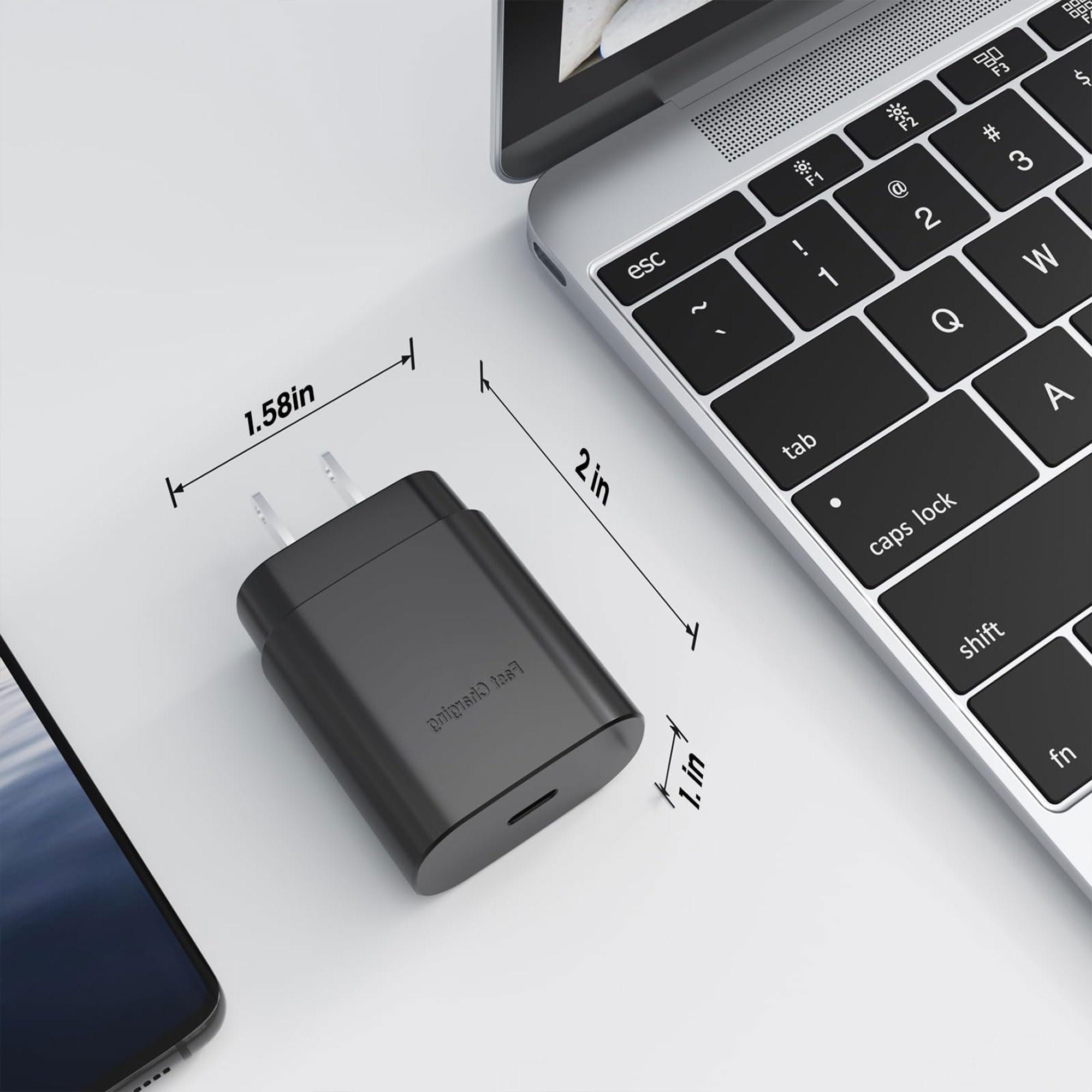 REKNA home office and travel setup with dual chargers and long cables