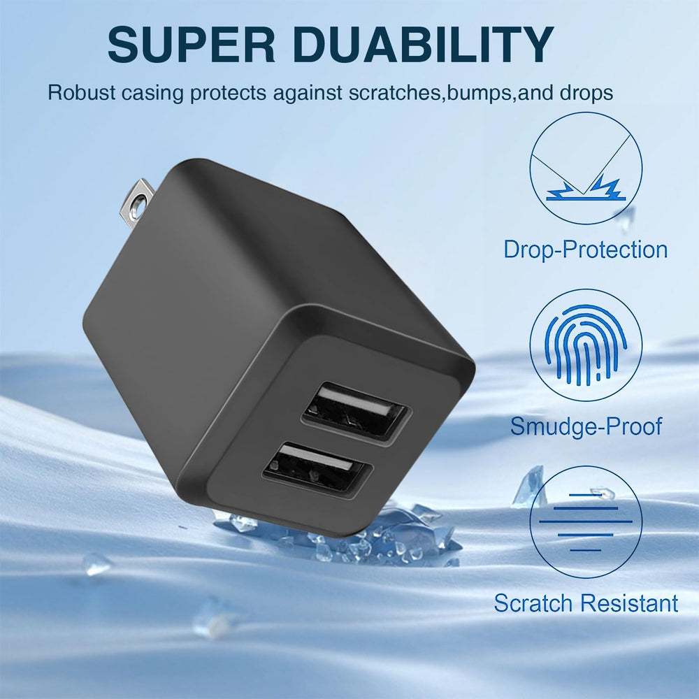 REKNA USB wall charger compact design ideal for small spaces and travel.