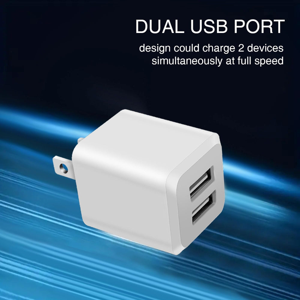 REKNA USB Wall Charger in use at desk for simultaneous charging