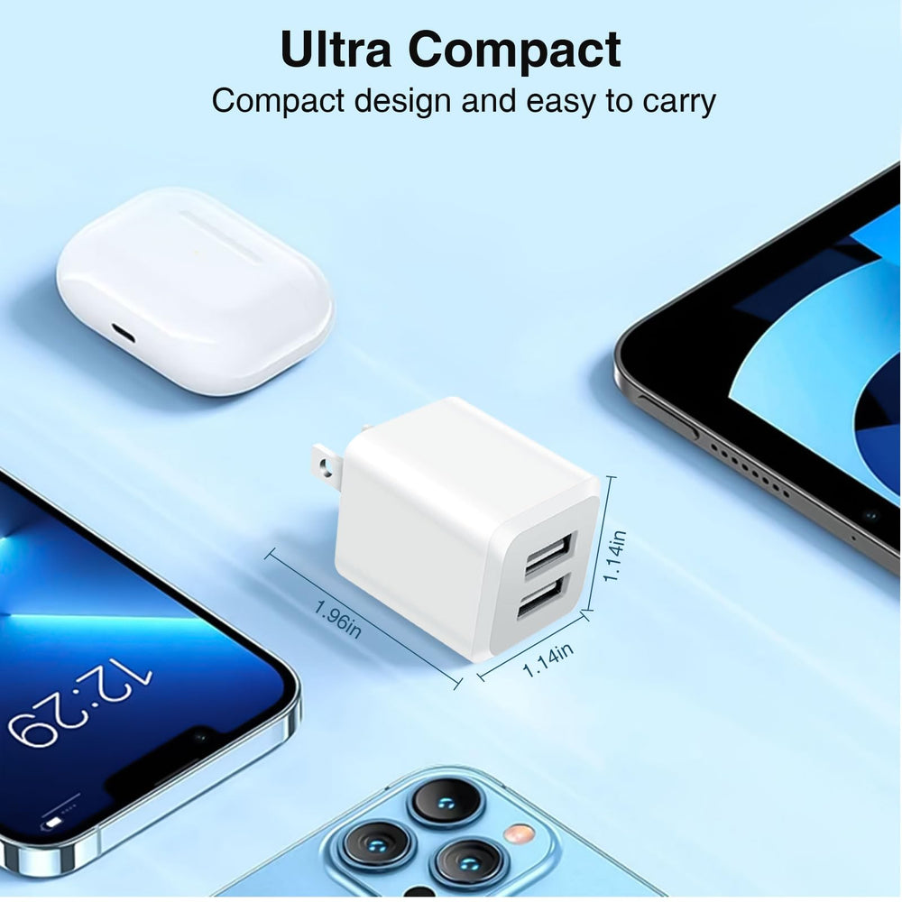 REKNA USB Wall Charger six-pack packaging for multiple devices