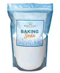 Relative Foods baking soda bulk bag for versatile cooking and cleaning