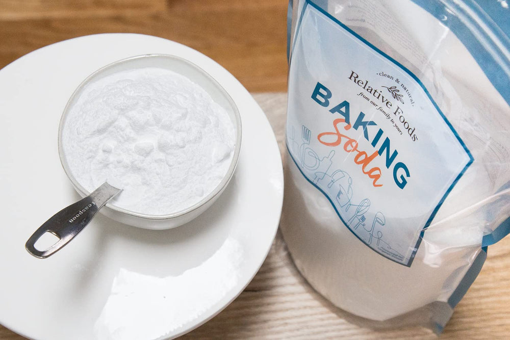 Relative Foods baking soda mined from earth, pure and additive-free