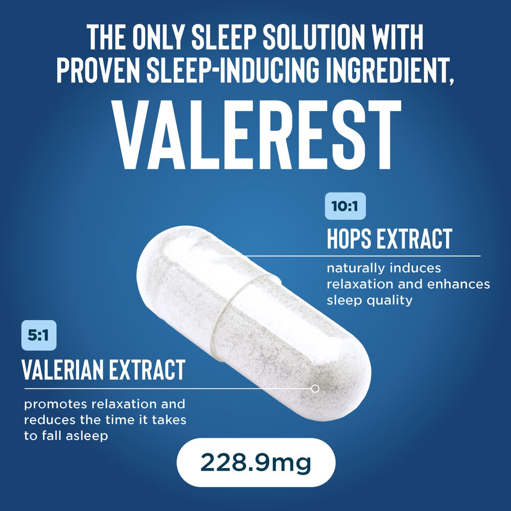 Relaxium Sleep Aid night-stand scene for calm bedtime routine