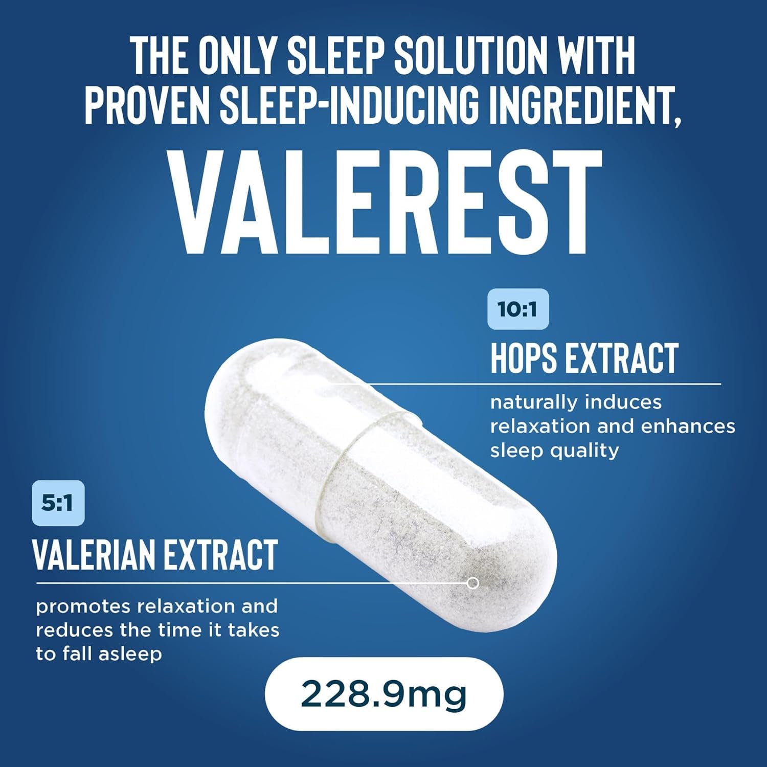 Relaxium Sleep Aid packaging box with branding and key sleep benefits