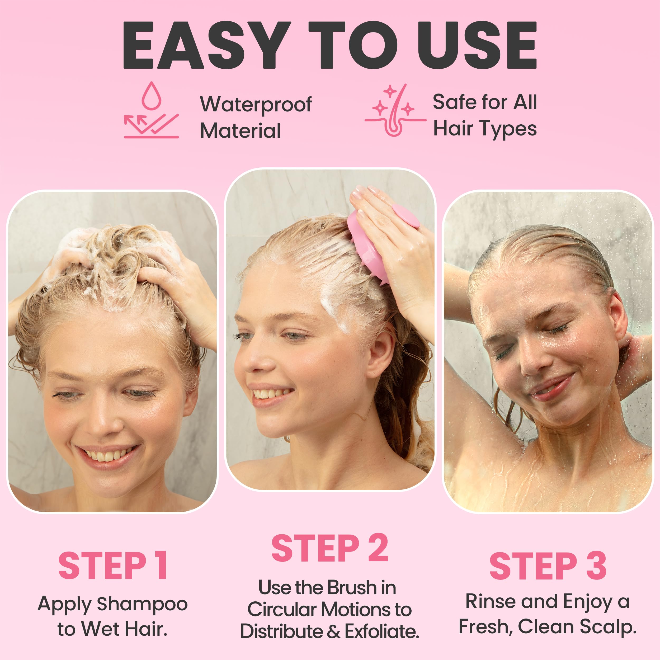 RELAXXO wet and dry use ideal for shampoo sessions and dry massages.