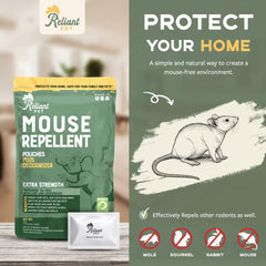 Reliant Pet mouse repellent pouches car interior helps keep your vehicle free from pests.